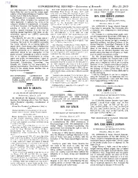 CONGRESSIONAL RECORD— Extensions Of