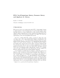 Local Homotopy Theory, Iwasawa Theory and Algebraic K–Theory