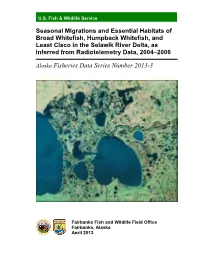 Alaska Fisheries Data Series Number 2013-3