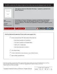The Space Science Decadal Surveys: Lessons Learned and Best Practices
