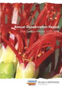2007–08 Conservation Report