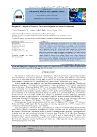 Advances in Natural and Applied Sciences Diagnostic Analysis Of