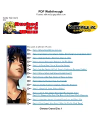 Chrono Cross Strategy Guide