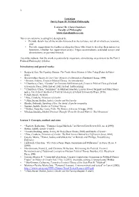 Feminism Reading List