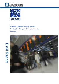 Final Report Transport Scotland Strategic Transport Projects Review