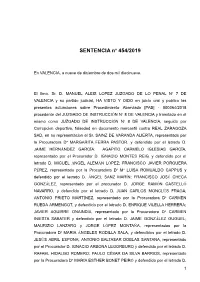 Sentencia Texto Libre