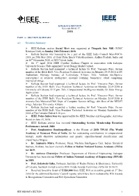 Suggested Section Report Format