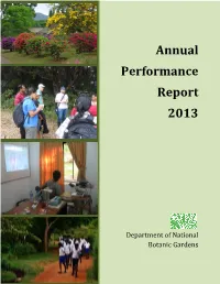 Annual Performance Report of The