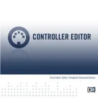 Controller Editor Template Documentation English