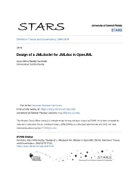 Design of a Jmldoclet for Jmldoc in Openjml