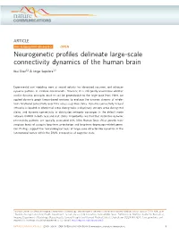 Neurogenetic Profiles Delineate Large-Scale Connectivity Dynamics