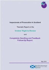 Thematic Report on The