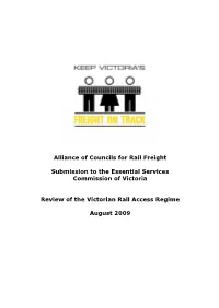 Alliance of Councils for Rail Freight Submission to the Essential