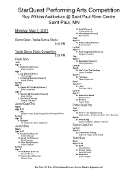 Competition Program!