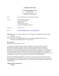 D. Christopher Rogers CV 2019.Pdf