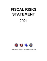 Fiscal Risks Statement 2021