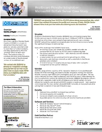 Healthcare Provider Integration - Microsoft® Biztalk Server Case Study