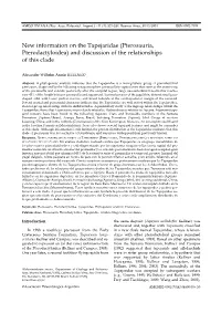 New Information on the Tapejaridae (Pterosauria, Pterodactyloidea) and Discussion of the Relationships of This Clade