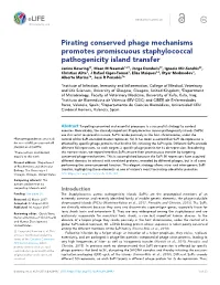Pirating Conserved Phage Mechanisms Promotes