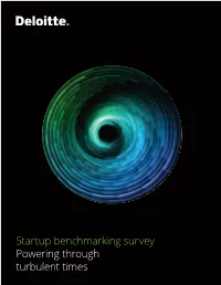 2020 Startup Benchmarking Survey: Powering Through Turbulent Times