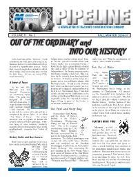 OUT of the ORDINARY and INTO OUR HISTORY