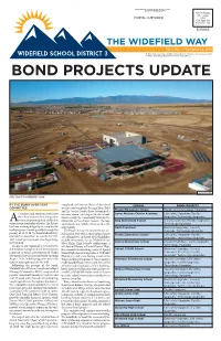 Bond Projects Update