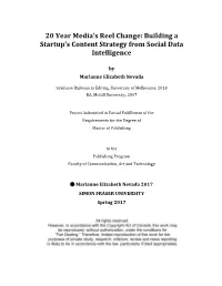 Building a Startup's Content Strategy from Social Data Intelligence