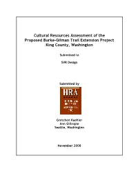 Cultural Resources Report