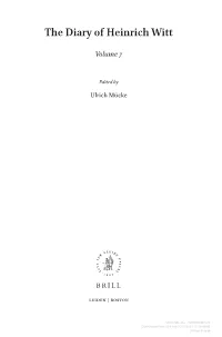Downloaded from Brill.Com10/10/2021 11:28:00AM Via Free Access [1] Volume VII