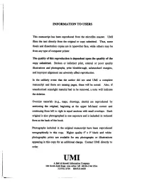 Information to Users