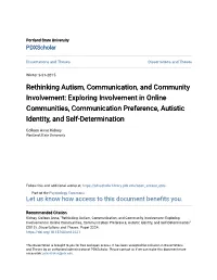 Rethinking Autism, Communication, and Community