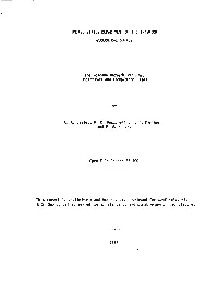 Apinos, Open-File Report 83-400 This Report Is Preliminary and Has Not