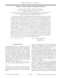 Pairing in Luttinger Liquids and Quantum Hall States