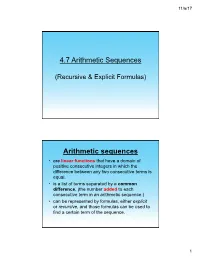 4.7 Recursive-Explicit-Formula Notes