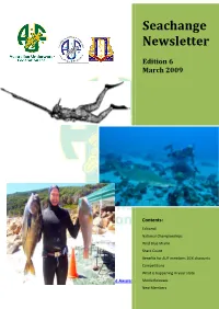 At Australian Shark Count Seachange Newsletter