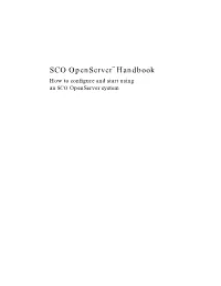 SCO Openserver Handbook Changing the Default Editor