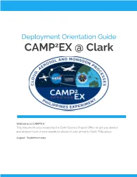 Deployment Orientation Guide 2 CAMP E​ X @ Clark ​