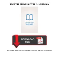 The Breaks of the Game Free Ebook