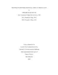Proposed Framework for Digital Video Authentication