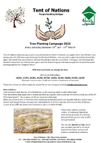 Find out About Our Tree Planting Saturdays Taking Place Between January and March
