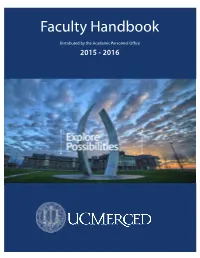 Faculty Handbook