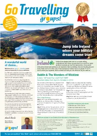 Jump Into Ireland - Where Your Holiday Dreams Come True!