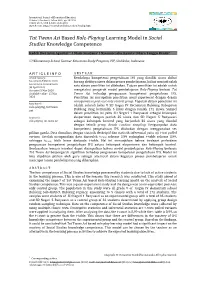 Tat Twam Asi Based Role-Playing Learning Model in Social Studies Knowledge Competence