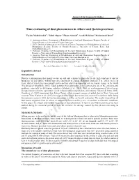 Time Evaluating of Dust Phenomenon in Alborz and Qazvin Provinces