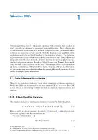 Vibration Odes 1