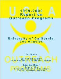 1999-2000 Report on Outreach Programs Introduction: Continued Works in Progress