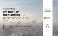 Air Quality Monitoring Through a Microscopic Lens March 2020