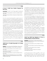 A Case of SHOX Gene Deletion Diagnosed by Microarray