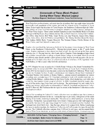 August 2003 Volume 26, Issue 3