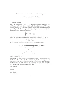 How to Make Free Resolutions with Macaulay2